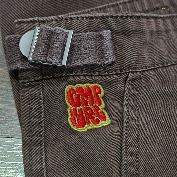 Empyre Relax Mens Pants 30 Cargo Brown Utility Workwear Skate Y2K Streetwear - Picture 7 of 12